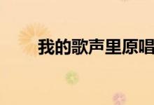我的歌聲里原唱（很好聽的一首歌）