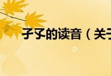 孑孓的讀音（關(guān)于孑孓的讀音的介紹）