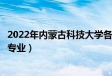 2022年內(nèi)蒙古科技大學(xué)各省招生計(jì)劃及招生人數(shù)（都招什么專業(yè)）
