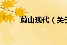 蔚山現(xiàn)代（關(guān)于蔚山現(xiàn)代的介紹）