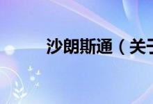 沙朗斯通（關(guān)于沙朗斯通的介紹）