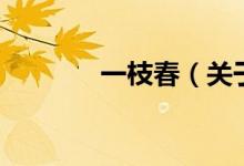 一枝春（關(guān)于一枝春的介紹）