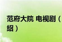 范府大院 電視?。P(guān)于范府大院 電視劇的介紹）