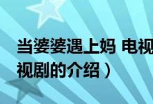 當婆婆遇上媽 電視?。P于當婆婆遇上媽 電視劇的介紹）