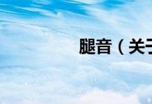 腿音（關(guān)于腿音的介紹）