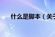 什么是腳本（關(guān)于什么是腳本的介紹）