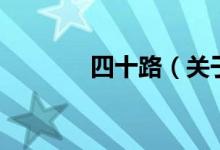四十路（關于四十路的介紹）