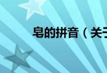 皂的拼音（關(guān)于皂的拼音的介紹）