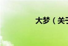 大夢(mèng)（關(guān)于大夢(mèng)的介紹）
