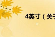 4英寸（關(guān)于4英寸的介紹）