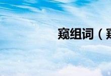 窺組詞（窺組詞有哪些）