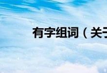 有字組詞（關(guān)于有字組詞的介紹）