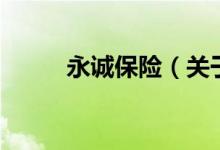 永誠保險(xiǎn)（關(guān)于永誠保險(xiǎn)的介紹）
