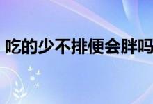 吃的少不排便會胖嗎（吃的少不排便怎么辦）