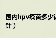 國內(nèi)hpv疫苗多少錢（國內(nèi)hpv疫苗多少錢一針）