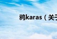 鴉karas（關(guān)于鴉karas的介紹）
