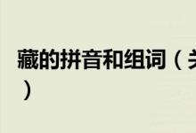 藏的拼音和組詞（關(guān)于藏的拼音和組詞的介紹）