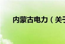 內(nèi)蒙古電力（關(guān)于內(nèi)蒙古電力的介紹）