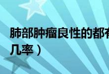 肺部腫瘤良性的都有哪幾種（肺部腫瘤良性的幾率）