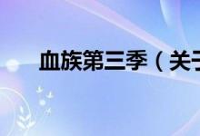 血族第三季（關(guān)于血族第三季的介紹）