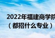2022年福建商學院各省招生計劃及招生人數(shù)（都招什么專業(yè)）