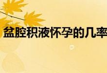 盆腔積液懷孕的幾率（盆腔積液懷孕能要嗎）