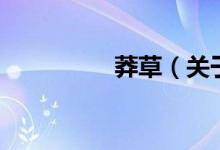 莽草（關(guān)于莽草的介紹）