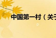 中國第一村（關于中國第一村的介紹）