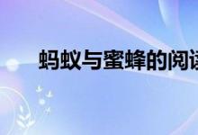 螞蟻與蜜蜂的閱讀理解（螞蟻與蜜蜂）