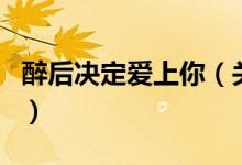 醉后決定愛上你（關(guān)于醉后決定愛上你的介紹）