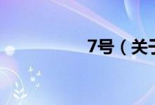 7號（關(guān)于7號的介紹）