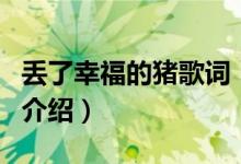 丟了幸福的豬歌詞（關(guān)于丟了幸福的豬歌詞的介紹）