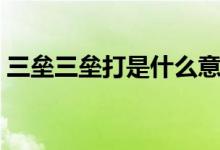 三壘三壘打是什么意思（三壘三壘打指什么）