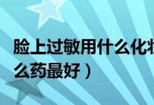 臉上過敏用什么化妝品比較好（臉上過敏用什么藥最好）