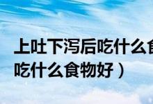 上吐下瀉后吃什么食物比較好（寶寶上吐下瀉吃什么食物好）