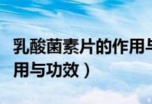 乳酸菌素片的作用與副作用（乳酸菌素片的作用與功效）