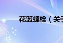 花籃螺栓（關(guān)于花籃螺栓的介紹）