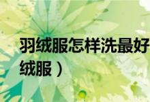 羽絨服怎樣洗最好（還洗的干凈 如何清洗羽絨服）