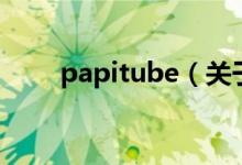 papitube（關(guān)于papitube的介紹）