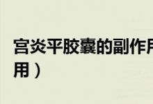 宮炎平膠囊的副作用是什么（宮炎平膠囊的作用）