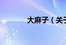 大麻子（關(guān)于大麻子的介紹）