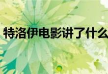 特洛伊電影講了什么（電影特洛伊內(nèi)容簡介）