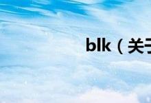 blk（關(guān)于blk的介紹）
