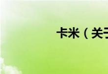 卡米（關(guān)于卡米的介紹）