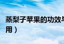 蒸梨子蘋果的功效與作用（蒸梨子的功效與作用）