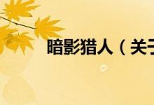 暗影獵人（關于暗影獵人的介紹）