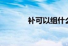 補可以組什么詞（補的組詞）