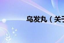 烏發(fā)丸（關(guān)于烏發(fā)丸的介紹）