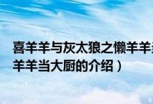 喜羊羊與灰太狼之懶羊羊當(dāng)大廚（關(guān)于喜羊羊與灰太狼之懶羊羊當(dāng)大廚的介紹）
