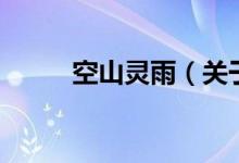 空山靈雨（關(guān)于空山靈雨的介紹）